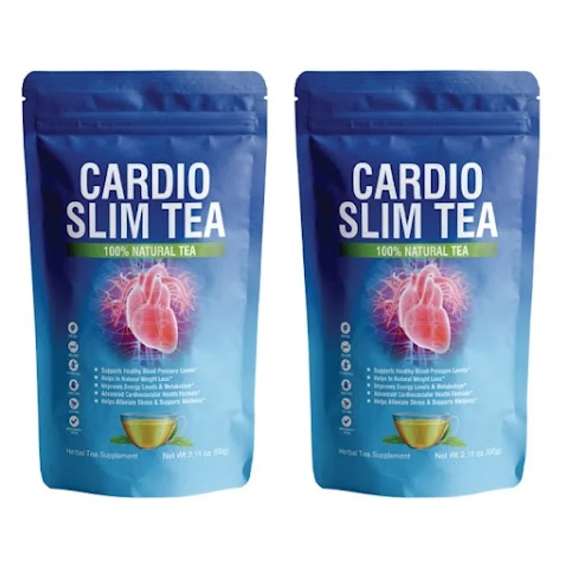 Cardio Slim Tea Weight Management Relief Supplement — 2 Bottle / 60 Day Pack