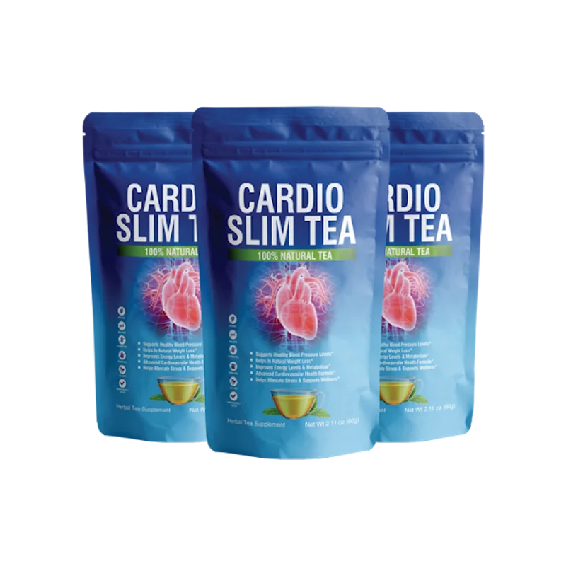 Cardio Slim Tea Weight Management Relief Supplement — 3 Bottle / 90 Day Pack